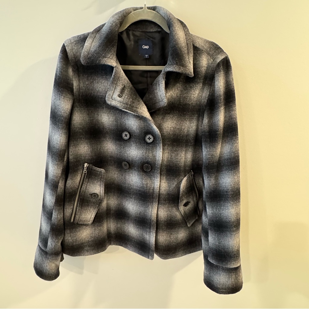 Vintage Gap Plaid Wool Jacket Women’s L